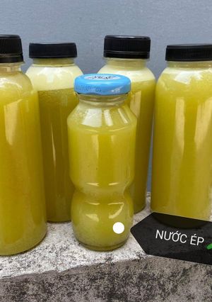 Hình của món NƯỚC ÉP THƠM 🍍 VÀ DƯA LEO 🥒.