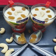 Semolina Pudding with Date Palm Jaggery A picture of Semolina Pudding with Date Palm Jaggery.