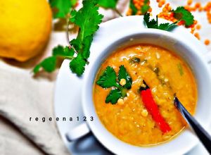 Foto resep Arabic Lentil soup (Maraq Adas)