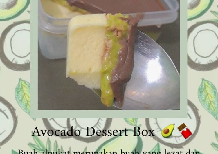8 Resep: Avocado dessert box 🥑🌰YUMMY!!!😋 Kekinian