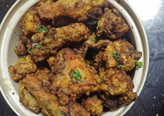 How to make fried chicken with curd