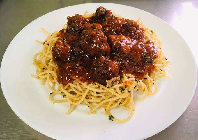 Yuk intip, Resep membuat Spaghetti Meat Balls dijamin spesial