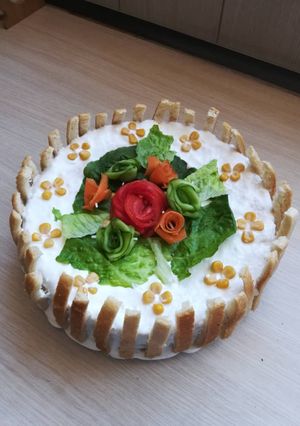 عکسی از دستور کیک مرغ