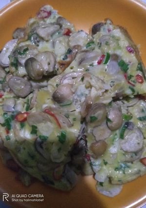 Foto resep Omelet 🍄 Jamur