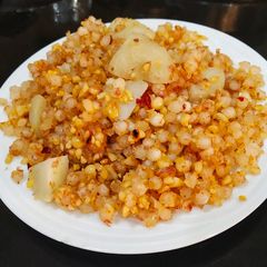 A picture of Sago (Sabudana Khichdi.).