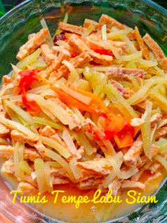 Foto resep Tumis Tempe Labu Siam
