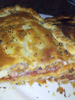 Una foto de Calzone de hojaldre