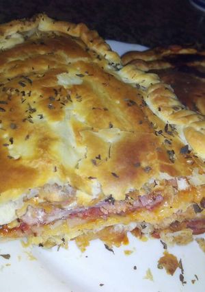 Una foto de Calzone de hojaldre