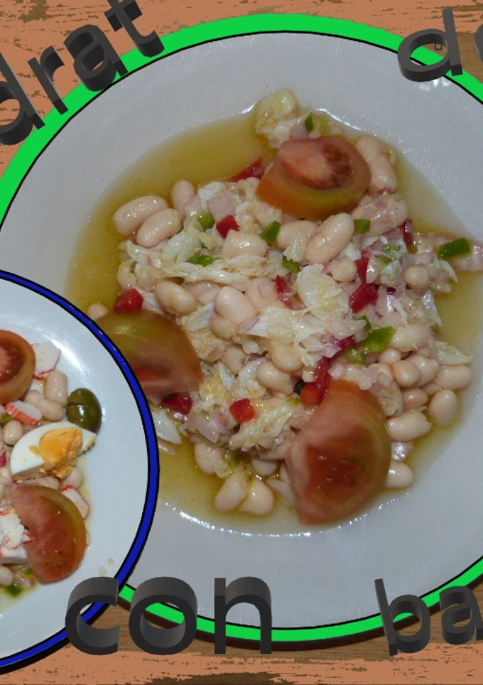 Una foto de Empedrat de alubias con bacalao