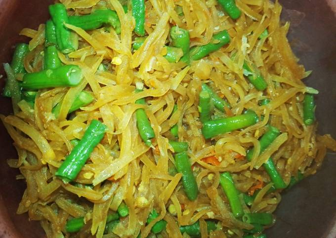 Yuk intip, Resep memasak Tumis pepaya dan kacang panjang dijamin sesuai selera