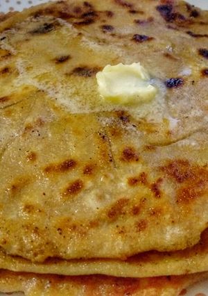 A picture of Leftover Daal Paratha.