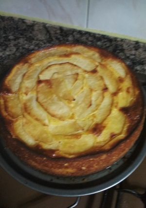 Una foto de Tarta de manzana, naranja y zanahoria