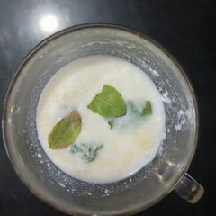 A picture of Panchamrit (Auspicious Drink).