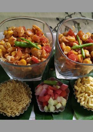 A picture of Corn Chaat.