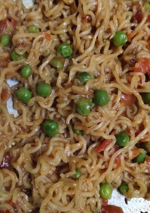 A picture of Veg chowmein.
