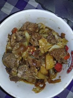 Foto resep Tetelan sapi lada hitam