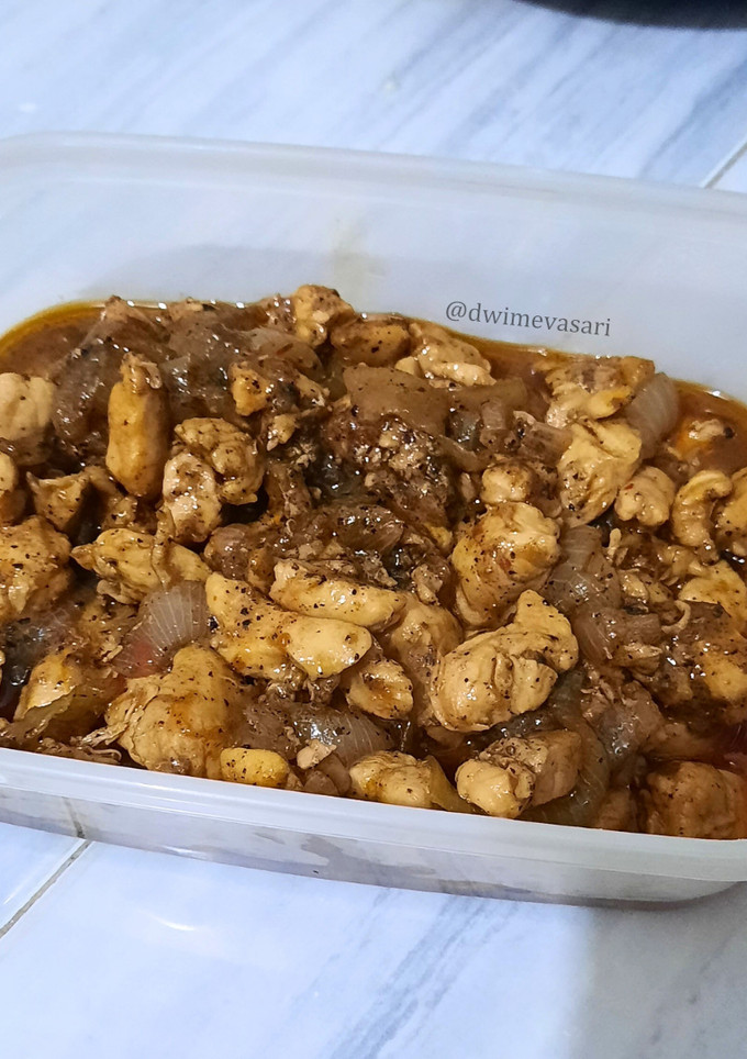 Foto resep Ayam Lada Hitam Bumbu Bamboe