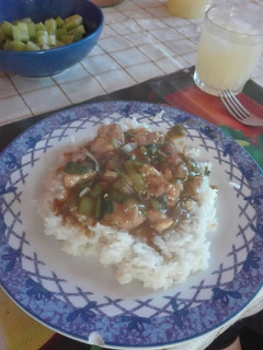 Una foto de Pollo Mongoliano