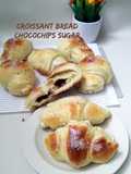 Croissant Bread Chocochips Sugar (Eggless)