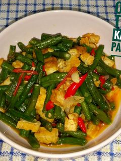 Foto resep Oseng tempe kacang panjang