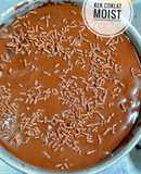 Topping kek Coklat moist