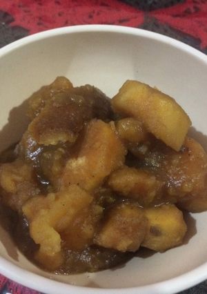 A picture of Sweet Potatoes in Syrup.