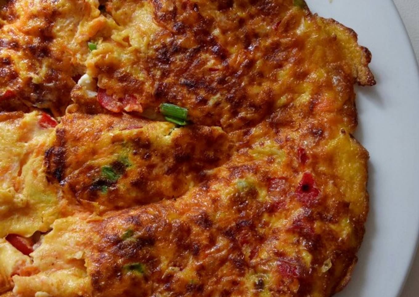 Vegetable Egg Omelet *Vegetarian