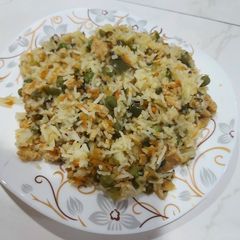 Egg Fried rice A picture of Egg Fried rice.