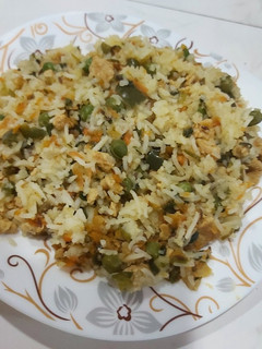 A picture of Egg Fried rice.