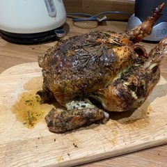 A picture of Crisp Roast Chicken.