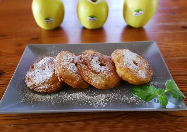 Manzana en gabardina