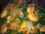 Oseng udang kacang sedap dan simple
