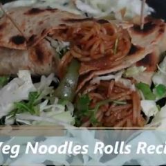 A picture of Veg NOODLES Rolls Recipe.