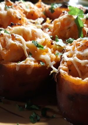 Foto principal de Boniato relleno de salmón ahumado