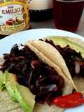 Tacos de flor de Jamaica