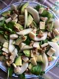 Insalata di avocado, pera e grana
