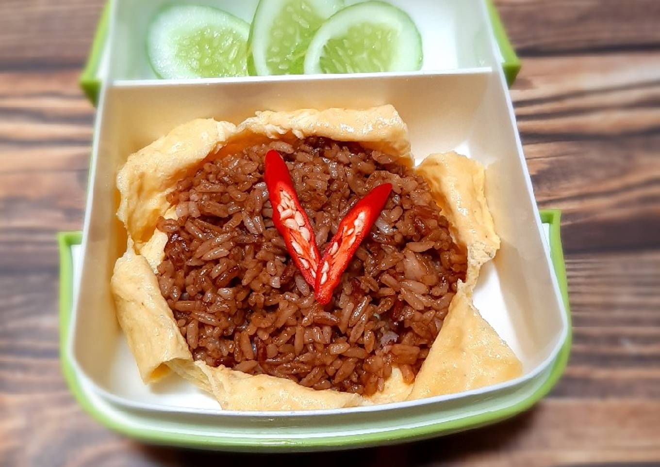 455. Nasi Goreng Selimut Telur
