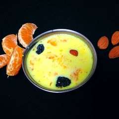 Orange Almond kheer/Assamese Komolar Kheer Recipe A picture of Orange Almond kheer/Assamese Komolar Kheer Recipe.