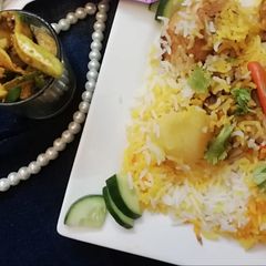 A picture of CHICKEN BIRYANI #CookpadApp #Ricecompetition.