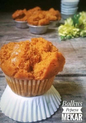 Foto resep Bolu Kukus Pepaya Mekar