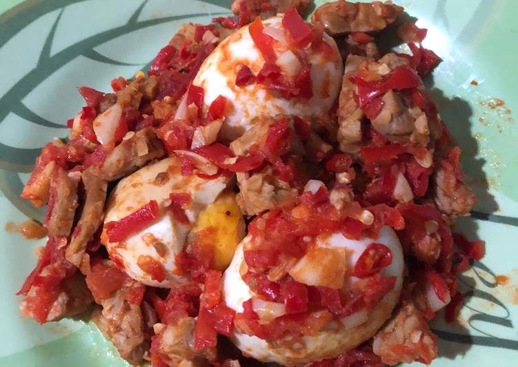 Resep Telur Bulat Balado yang Bisa Manjain Lidah