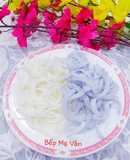 Mứt dừa hoa đậu biếc và sữa đặc