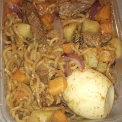 A picture of Beef noodles.