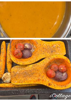 Sültzöldséges sütőtök krémleves recept fotója