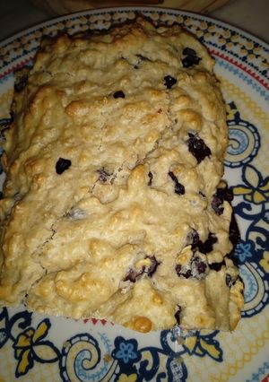 Una foto de Budín de arándanos versión saludable 👌😋