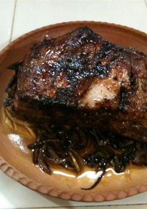 Una foto de Costillitas de cerdo asadas con salsa china