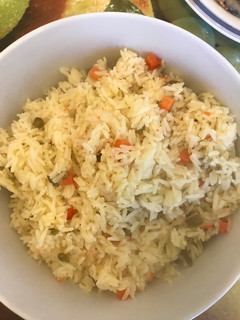 Una foto de Arroz con vegetales