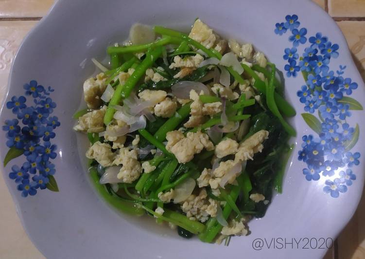 Resep 76. Cah Bayam Telur, Menggugah Selera