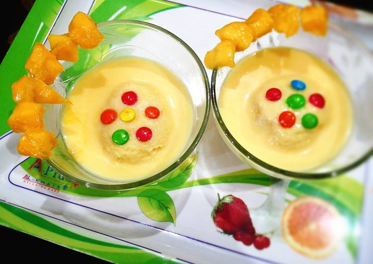 Recipe of Favorite Mango bread pudding 🥭