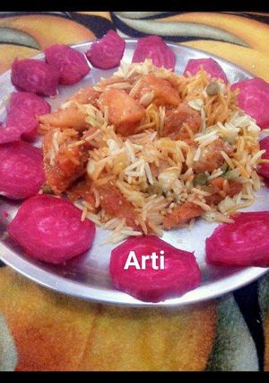 A picture of Mix veg pulav.